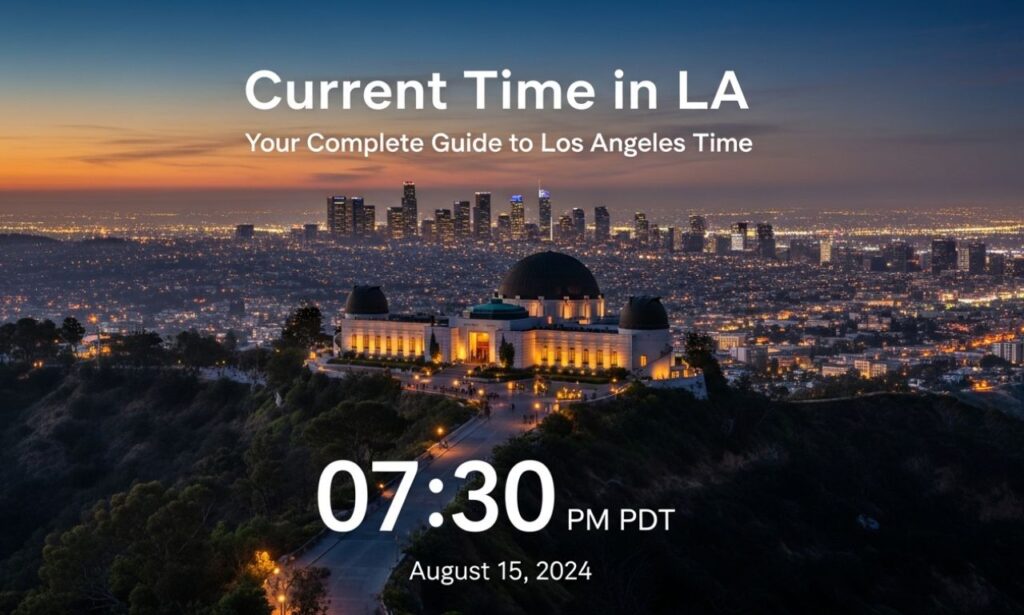 time in LA