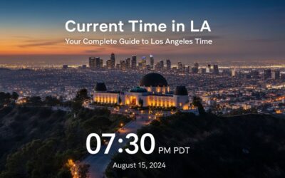 time in LA