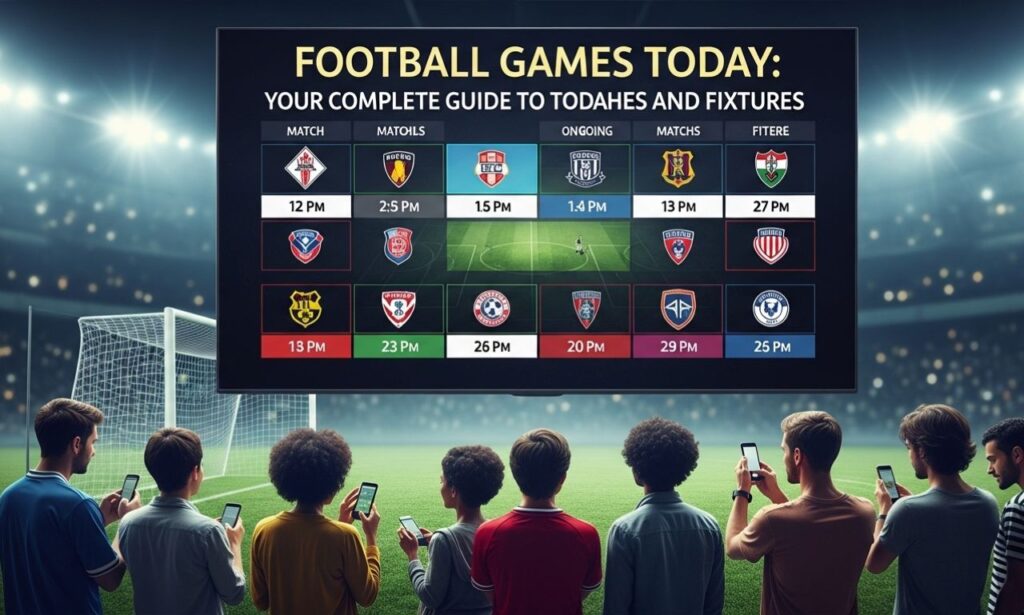 football games today