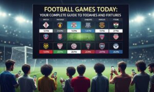 football games today